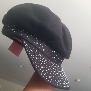 JUICY COUTURE NEWSBOYS BLING HAT NWT !!! BLACK